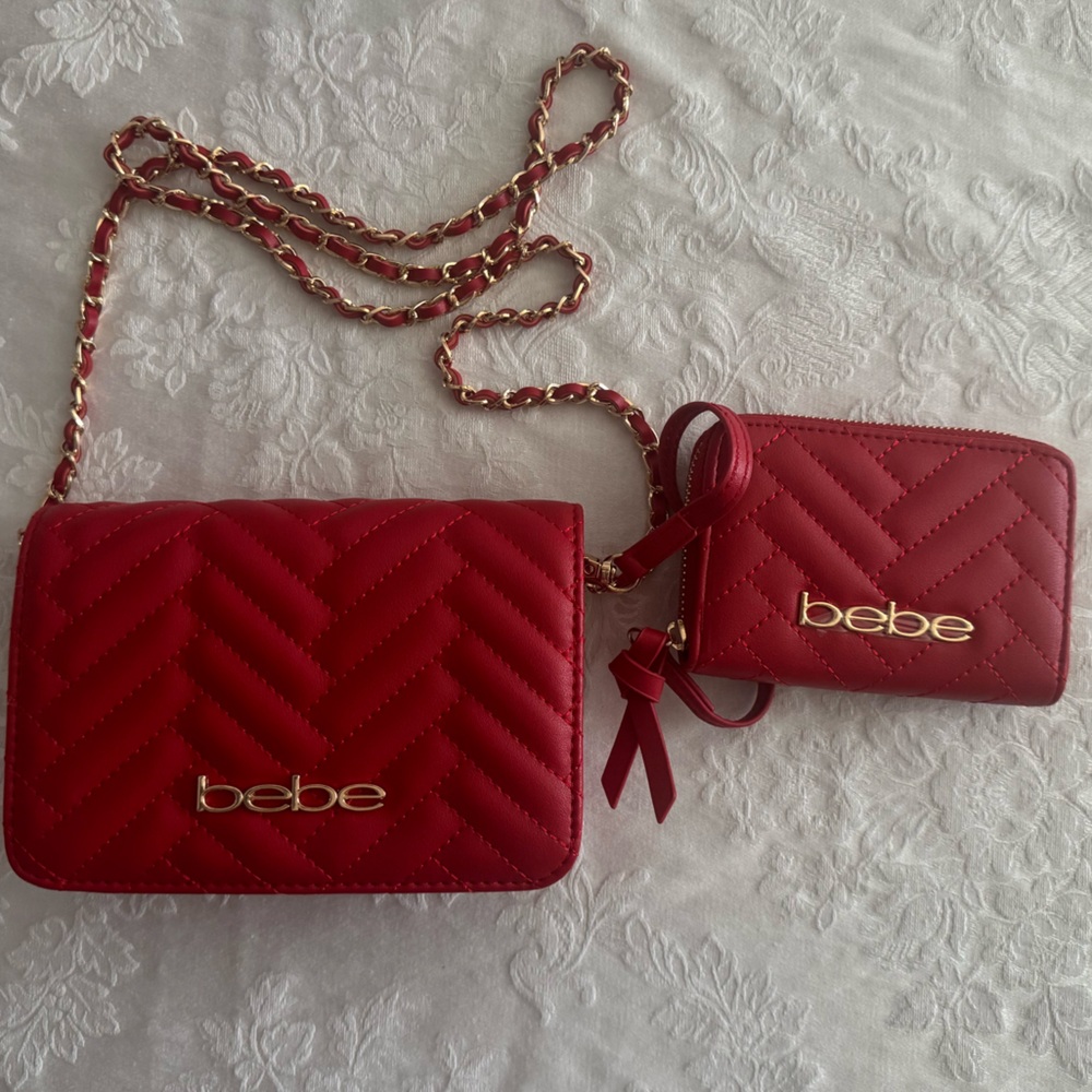 Bebe - small phone purse and coin wallet